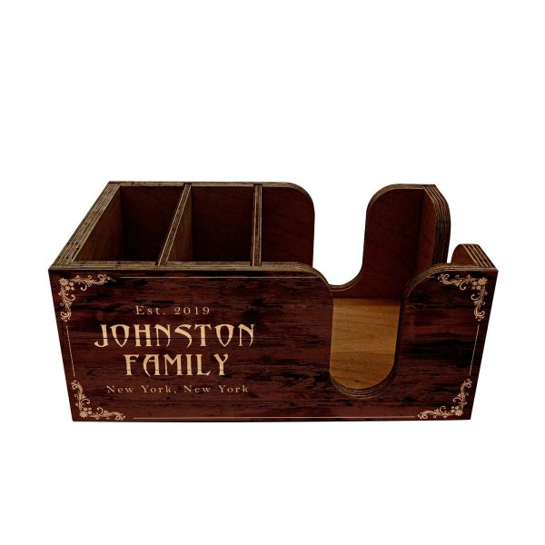 Customizable Bar Top Napkin Caddy - Speakeasy on Sale - Image 4