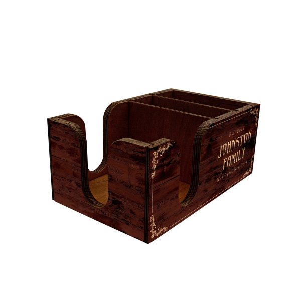 Customizable Bar Top Napkin Caddy - Speakeasy on Sale