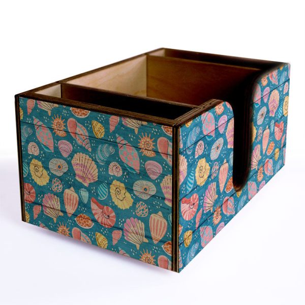 Wooden Bar Caddy - Seashell Online Sale - Image 3