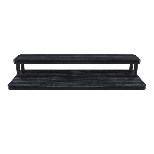 Counter Caddies™ -  Dark Wood  Themed Artwork - Straight Shelf - 24  Length Online Sale - Image 3