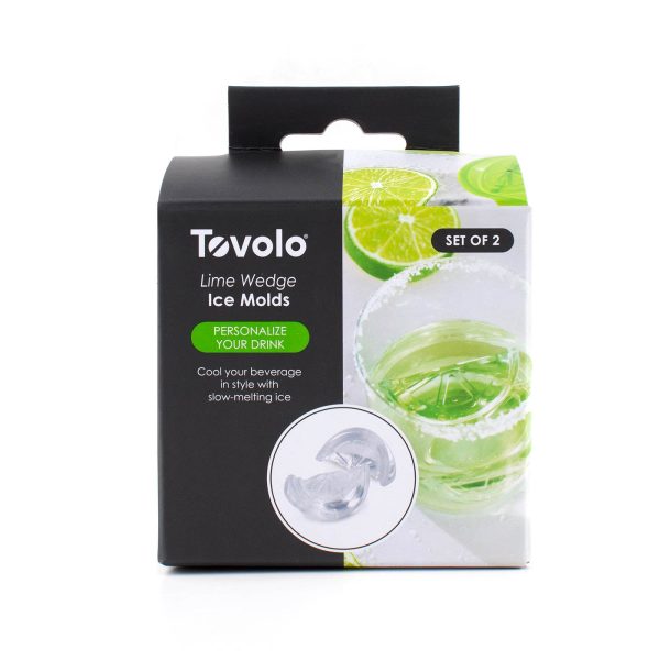 Lime wedge Ice Molds (Set of 2) For Discount