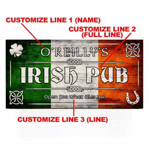 MURPHY WALBAR™ - CUSTOMIZABLE IRISH PUB DESIGN For Discount - Image 3