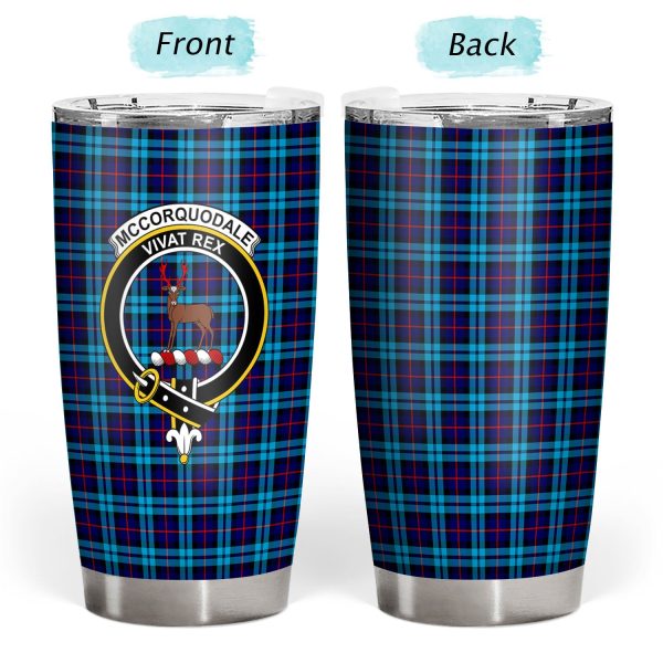 McCorquodale Tartan Crest Tumbler Online Sale - Image 3