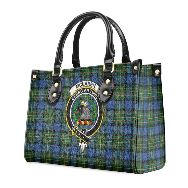 McLaren Ancient Tartan Crest Leather Handbag Sale - Image 3