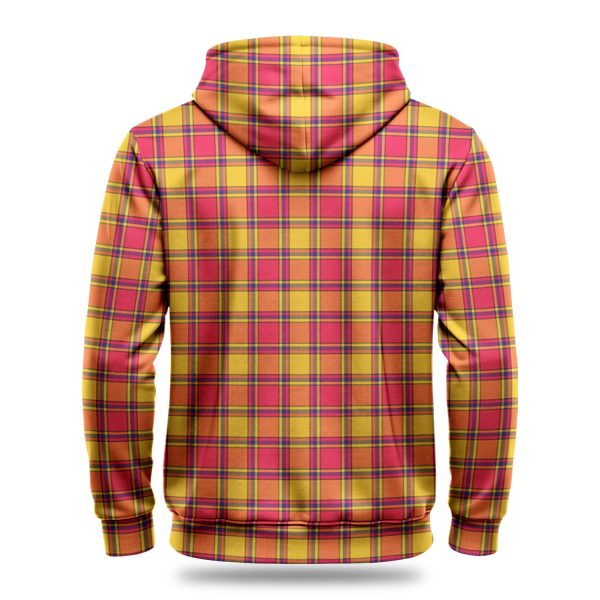 Scrymgeour Tartan Crest Hoodie Online Hot Sale - Image 4