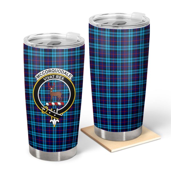 McCorquodale Tartan Crest Tumbler Online Sale