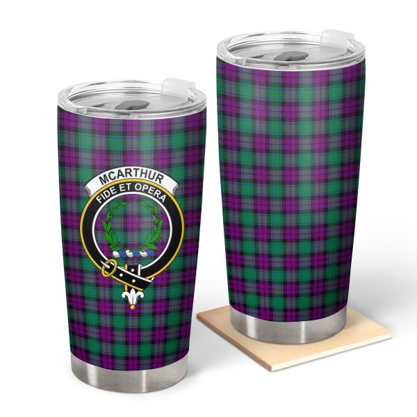 McArthur – Milton Tartan Crest Tumbler For Discount