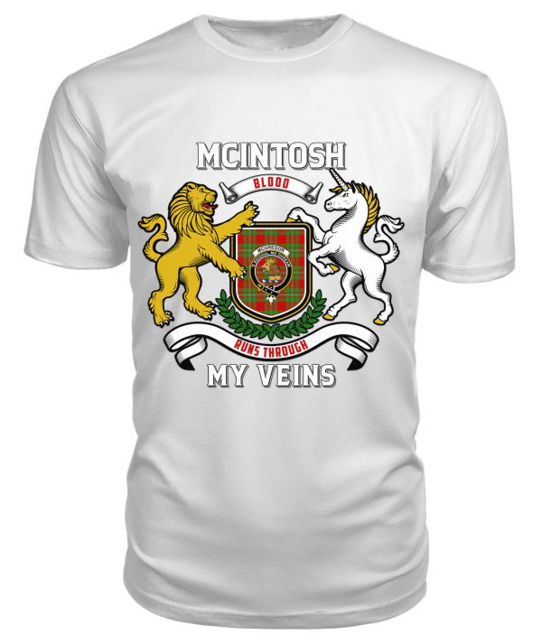 McGregor Modern Tartan Crest 2D T-shirt - Blood Runs Through My Veins Style Fashion - Image 3