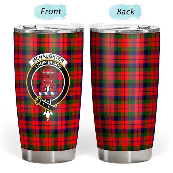 McNaughten Tartan Crest Tumbler Online now - Image 3