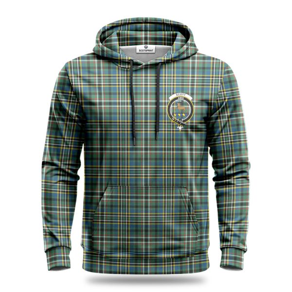 Scott Green Ancient Tartan Crest Hoodie Supply - Image 2
