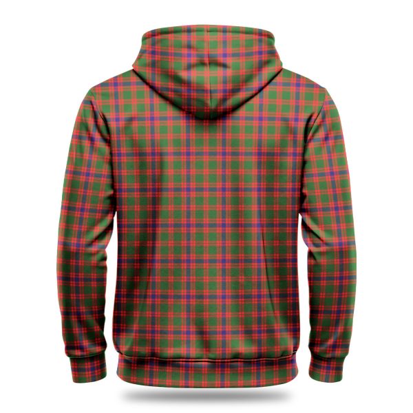 Skene Modern Tartan Crest Hoodie on Sale - Image 4