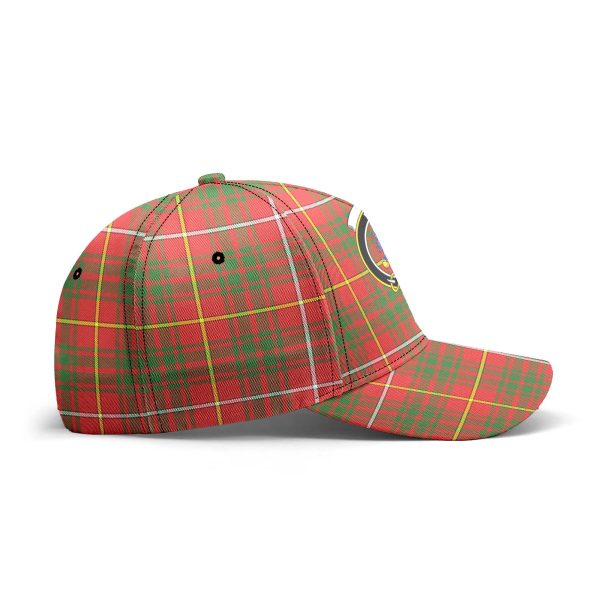 Bruce Modern Tartan Crest Classic Cap Online Sale - Image 4
