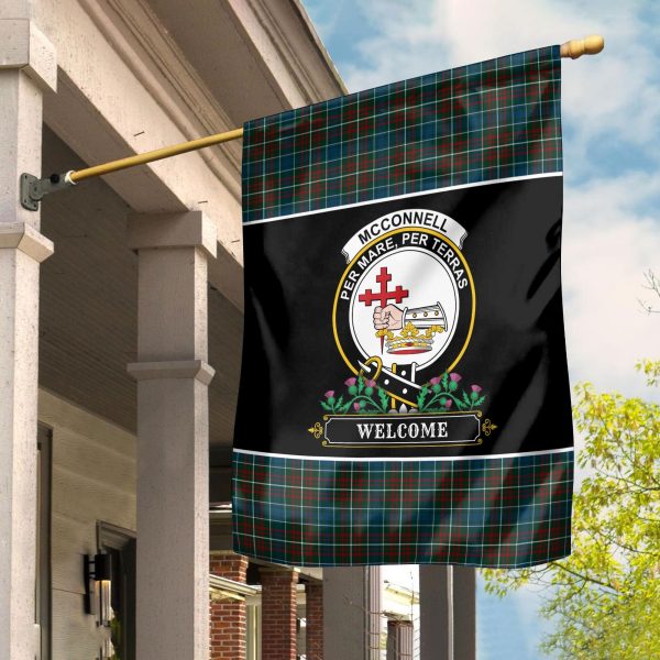 McConnell Tartan Crest Garden Flag - Welcome Style For Cheap