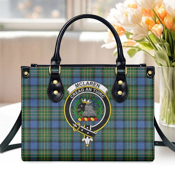 McLaren Ancient Tartan Crest Leather Handbag Sale